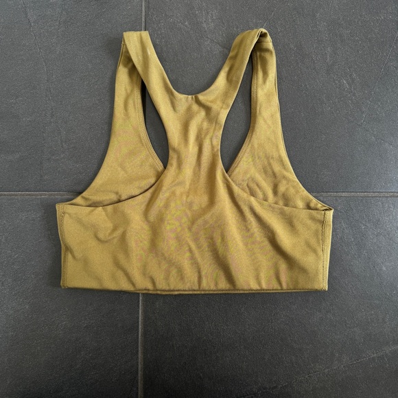 Olive Green Sports Bra - Picture 2 of 2